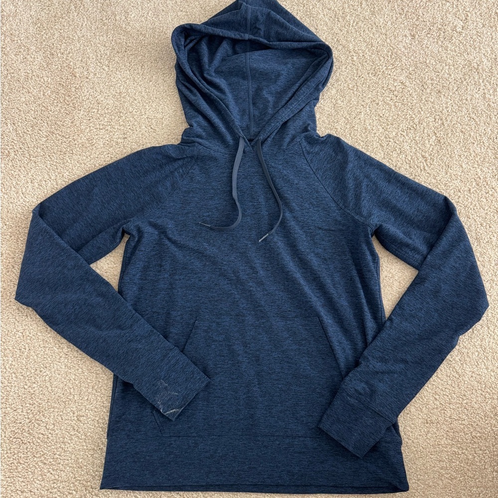 Outdoor Voices Mens Hoodie Pullover, Navy Blue - Medium